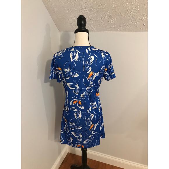 Adidas x FARM Rio Butterfly Print Dress - Size Medium - Picture 5 of 10